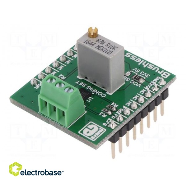 Click board | motor driver | GPIO,PWM | DRV10964 | 3.3/5VDC