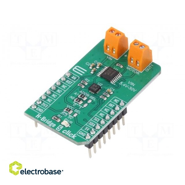 Click board | motor driver,H bridge | I2C,analog | MP6515GF-Z