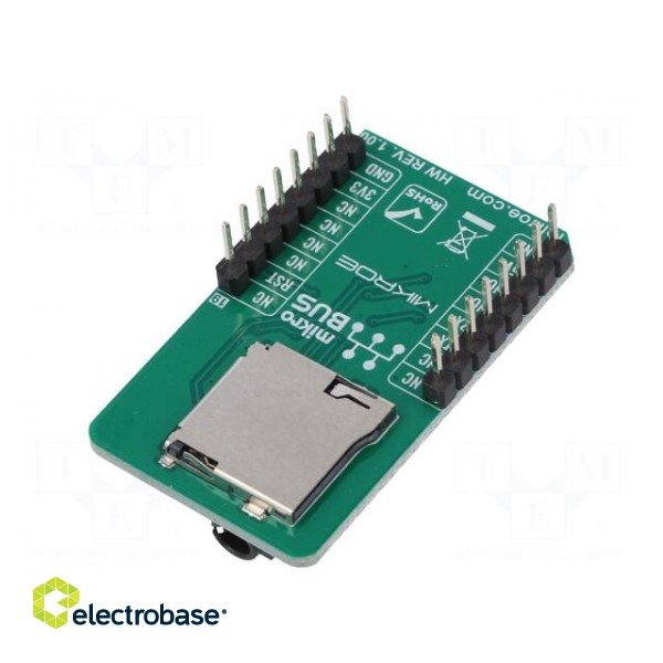 Click board | MP3 | UART | KT403A | manual,prototype board | 3.3/5VDC paveikslėlis 2