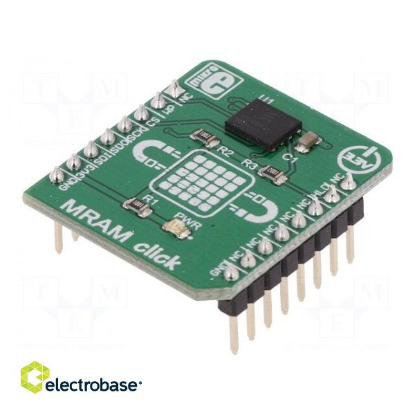 Click board | MRAM memory | GPIO,SPI | MR25H256 | 3.3VDC