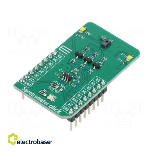 Click board | prototype board | Comp: AS7341 | optical sensor array