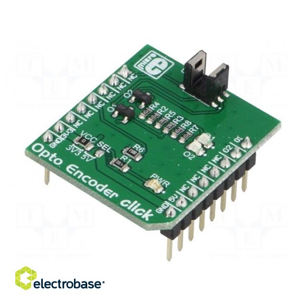 Click board | opto encoder | I2C | TCUT1600X01 | 3.3/5VDC