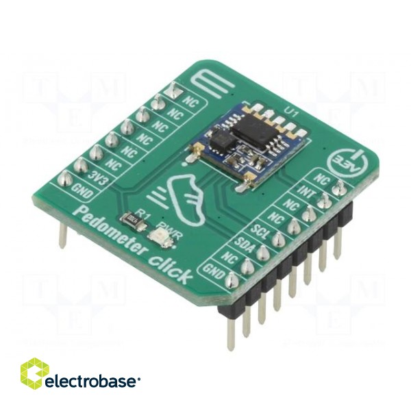 Click board | pedometer | I2C | STP201M | manual,prototype board