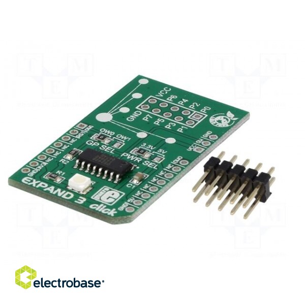 Click board | port expander | 1-wire | DS2408 | 3.3/5VDC image 2