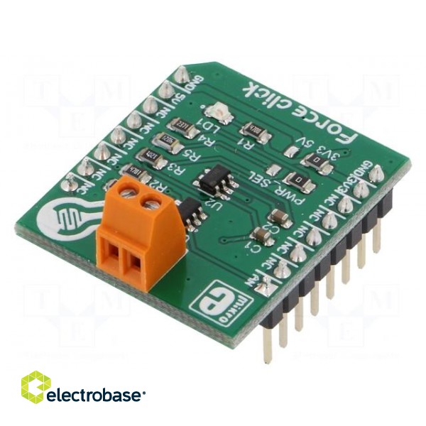 Click board | press force measure | analog | 3.3/5VDC image 1