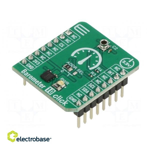 Click board | prototype board | Comp: LPS28DFW | pressure sensor