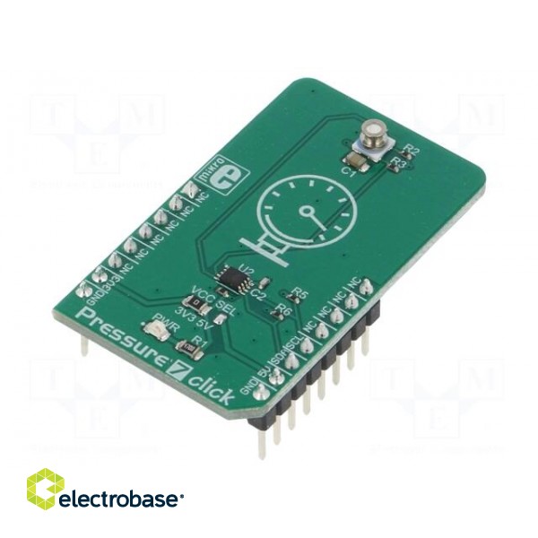 Click board | pressure sensor | I2C | MS5837 | 3.3/5VDC