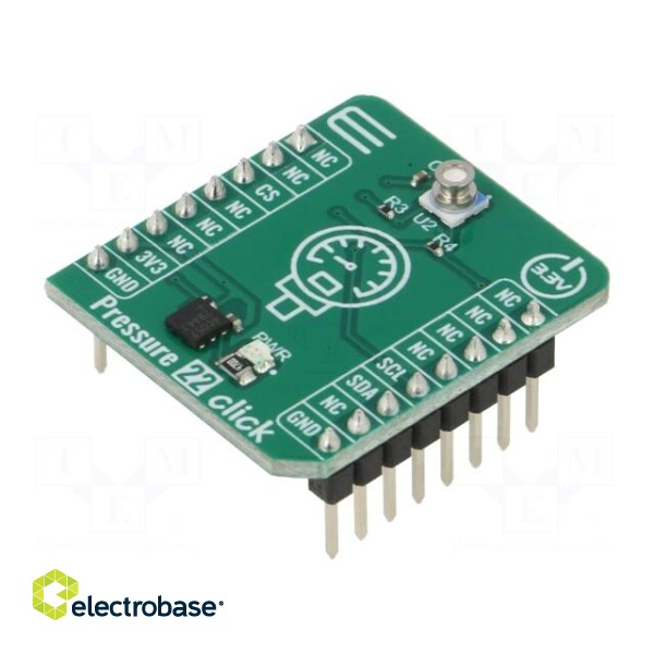 Click board | pressure sensor | I2C | MS5839-02BA | prototype board