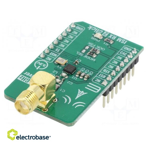 Click board | prototype board | Comp: Si4356 | RF | 3.3VDC