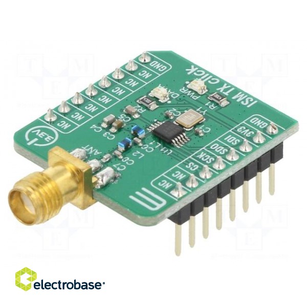 Click board | prototype board | Comp: MAX41460 | RF | 3.3VDC image 1