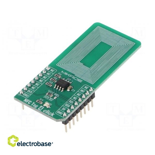 Click board | prototype board | Comp: ST25DV16K | RFID | 3.3VDC,5VDC