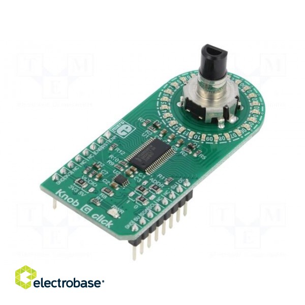 Click board | prototype board | Comp: PCA9956B | rotary encoder