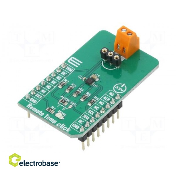 Click board | temperature sensor | I2C | EMC1833 | 3.3VDC