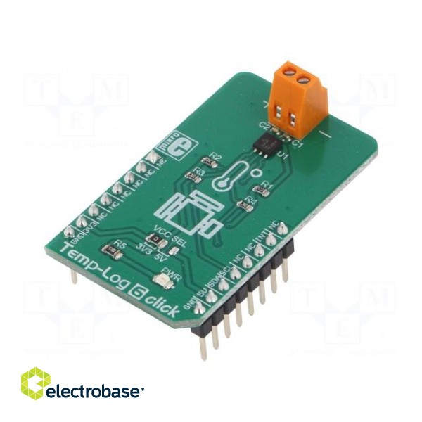 Click board | prototype board | Comp: MAX6642 | temperature sensor