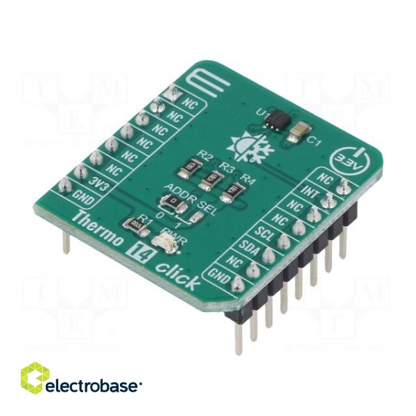 Click board | temperature sensor | I2C | STTS22H | prototype board