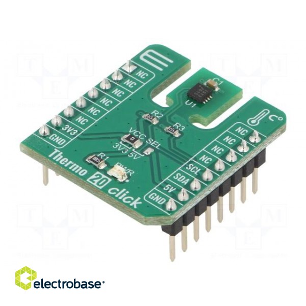 Click board | temperature sensor | I2C | TSYS03 | prototype board