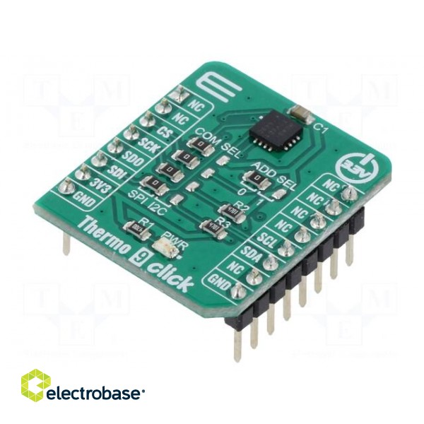 Click board | prototype board | Comp: TSYS01 | 3.3VDC