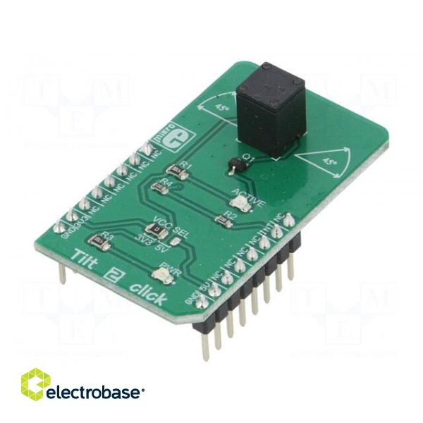 Click board | tilt sensor | GPIO | RB-441-45 | 3.3/5VDC