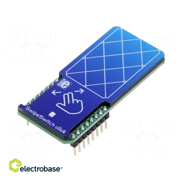 Click board | touch sensor,proximity sensor | I2C | IQS266 | 3.3VDC