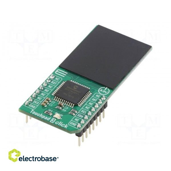 Click board | prototype board | Comp: MTCH6301 | touchpad | 3.3VDC image 1