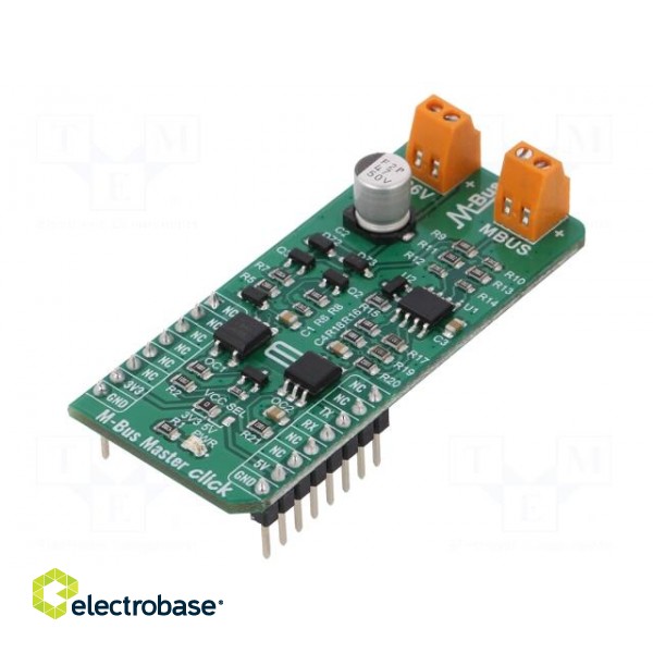 Click board | transceiver | UART | MC33072ADR2G,VOM452 | 3.3/5VDC