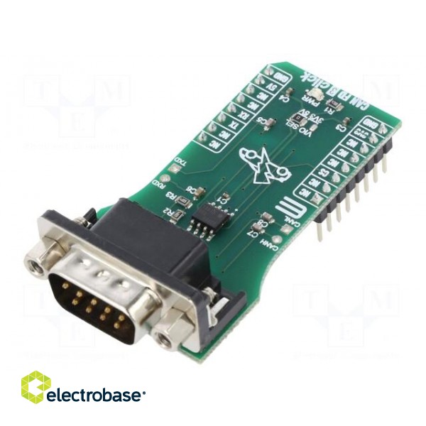 Click board | transceiver | UART | TLE9251V | manual,prototype board
