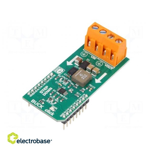 Click board | voltage regulator | GPIO | LT3976 | 4.3/40VDC image 1