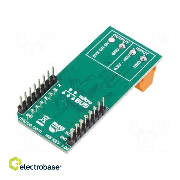 Click board | voltage regulator | GPIO | LT3976 | 4.3/40VDC image 2