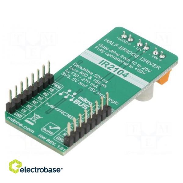 Click board | prototype board | Comp: IR2104S,LM393 | 5VDC paveikslėlis 2