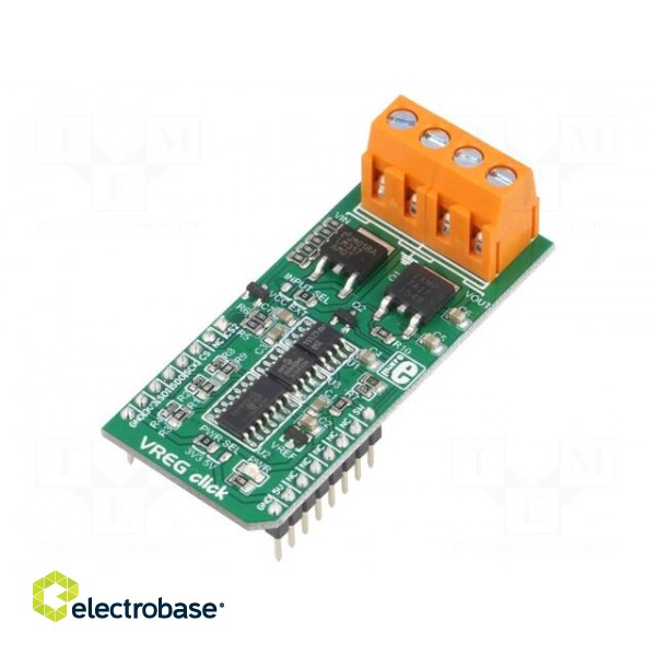Click board | voltage regulator | SPI | manual,prototype board image 1