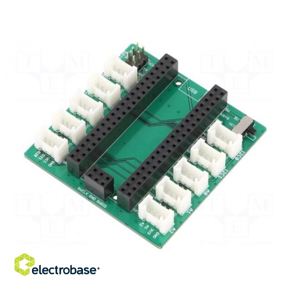 Module: adapter | expansion board | GPIO,Grove Interface (4-wire)