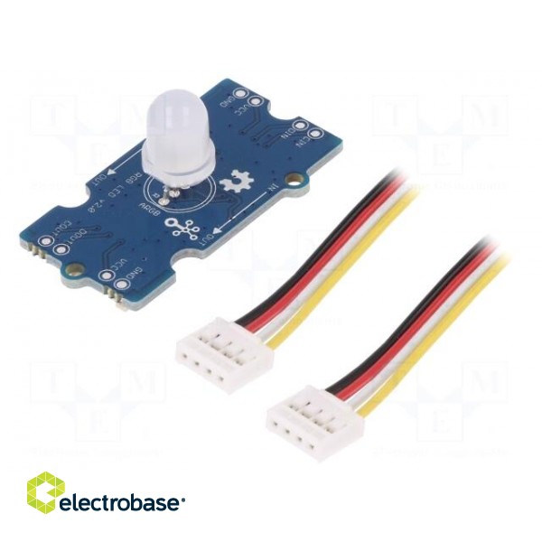 Module: LED | Grove Interface (4-wire) | Grove | IC: P9813S14 paveikslėlis 1