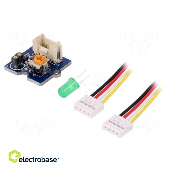 Module: LED | LED diode 5mm green | Grove Interface (4-wire)