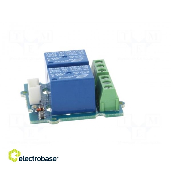 Module: relay | Grove Interface (4-wire) | Grove | screw | max.30VDC фото 8