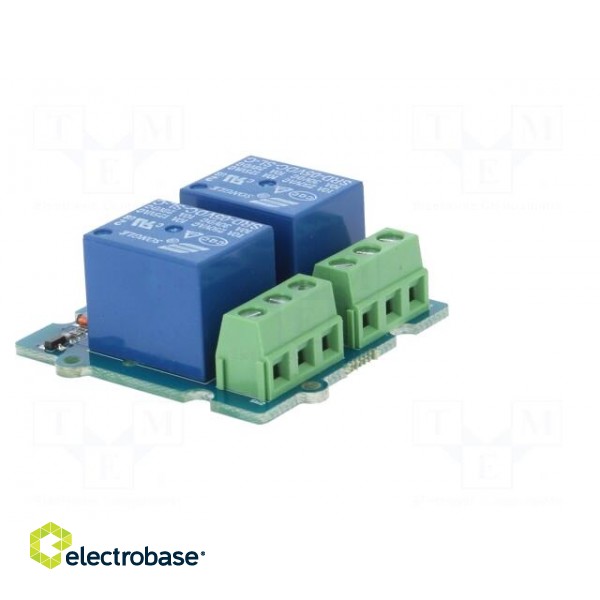 Module: relay | Grove Interface (4-wire) | Grove | screw | max.30VDC фото 9