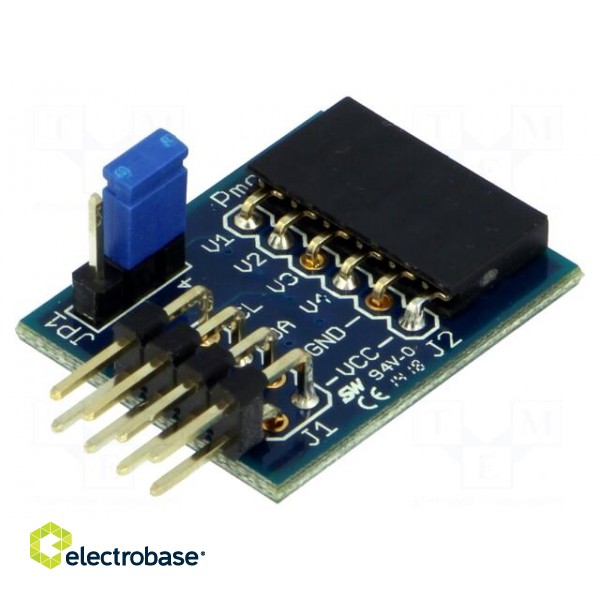 Pmod module | A/D converter | I2C | AD7991 | prototype board | 12bit image 1