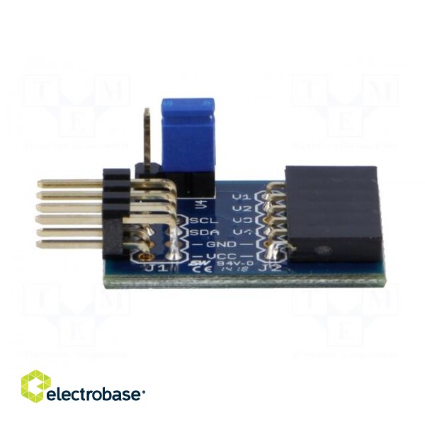 Pmod module | A/D converter | I2C | AD7991 | prototype board | 12bit image 3