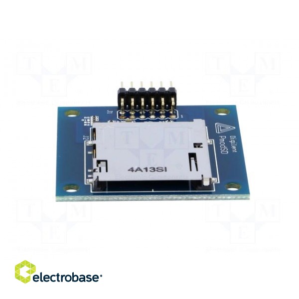 Pmod module | adaptor | SPI | SD cards socket | prototype board image 5