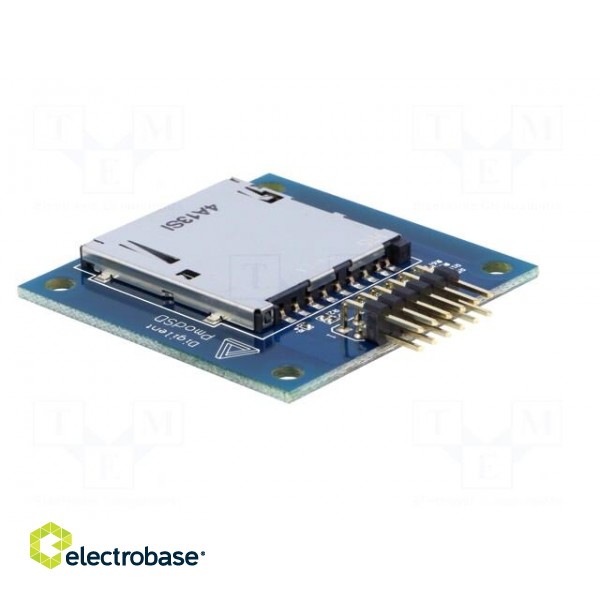Pmod module | adaptor | SPI | SD cards socket | prototype board image 8