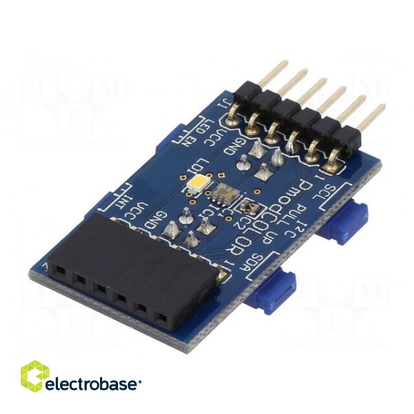 Pmod module | colour sensor | I2C | TCS3472 | prototype board image 1