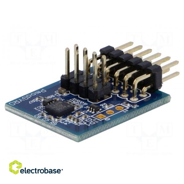 Pmod module | gyroscope | I2C,SPI | L3G4200D | prototype board | 800Hz image 1