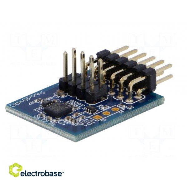 Pmod module | gyroscope | I2C,SPI | L3G4200D | prototype board | 800Hz image 2