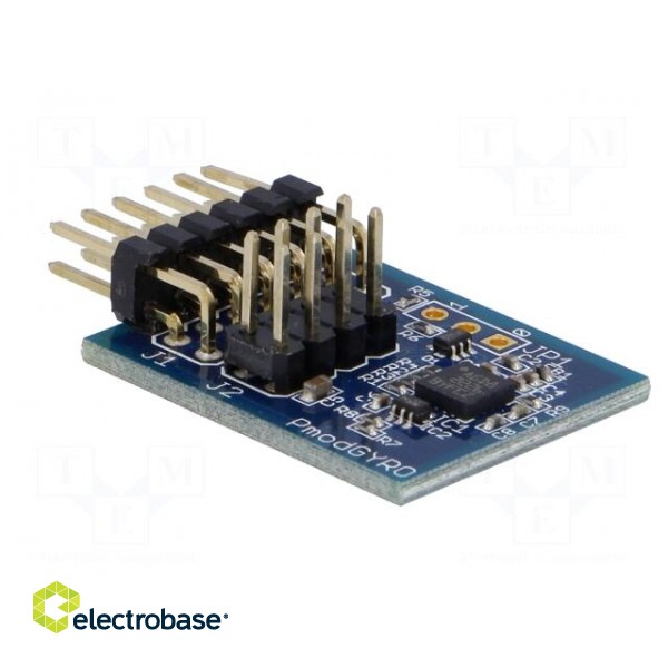 Pmod module | gyroscope | I2C,SPI | L3G4200D | prototype board | 800Hz image 8