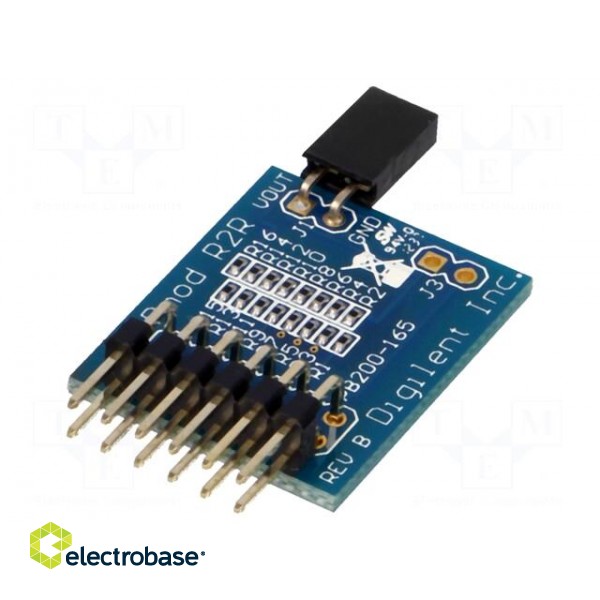 Pmod module | resistor ladder | GPIO | prototype board image 1