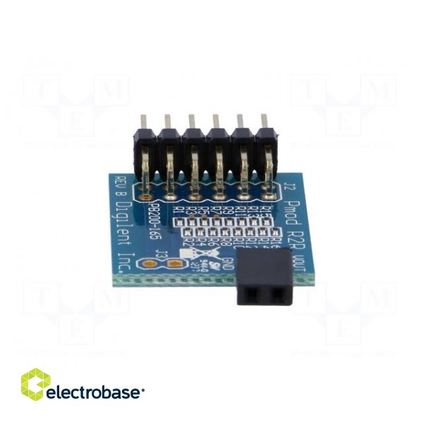 Pmod module | resistor ladder | GPIO | prototype board image 5