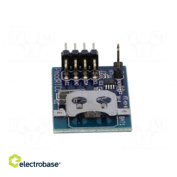 Pmod module | RTC | I2C | MCP79410 | prototype board | Pmod connector фото 5