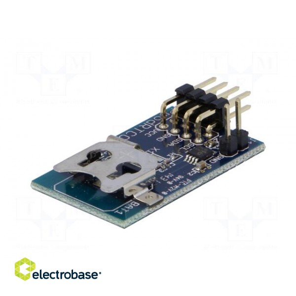 Pmod module | prototype board | Comp: MCP79410 | RTC image 6