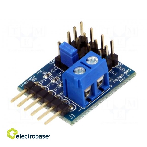 Pmod module | prototype board | servo driver | Add-on connectors: 1 image 1