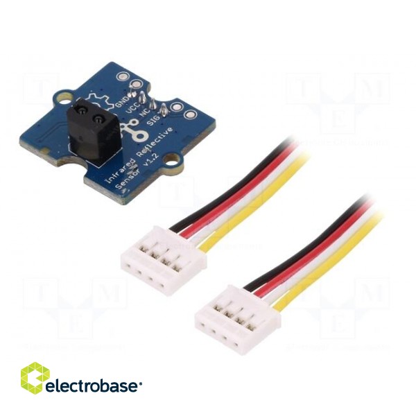 Sensor: optical | module | Grove | 3.3÷5VDC | Ch: 1 | screw | 4÷15m | line фото 1