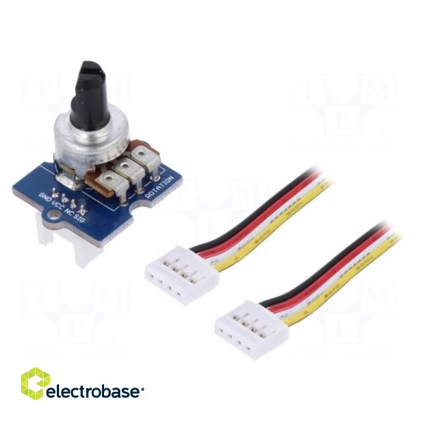 Sensor: rotation | potentiometer | Grove | module | 3.3÷5VDC | Ch: 1